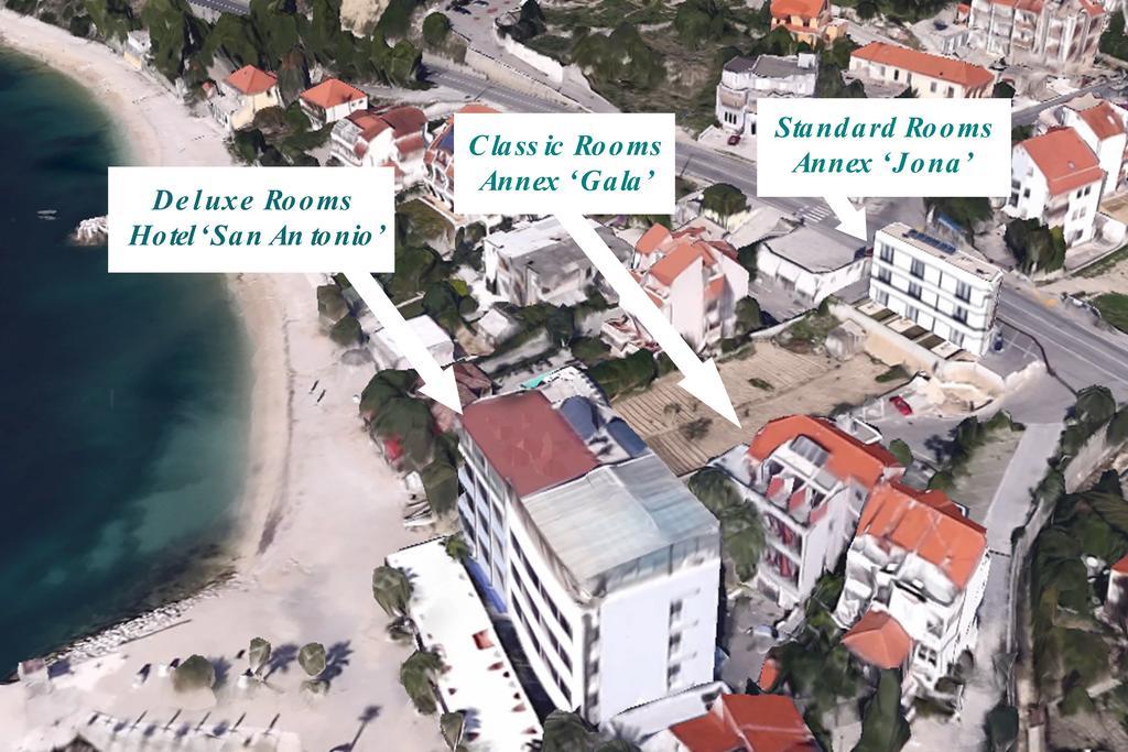 Hotel Gala Split Подстрана Экстерьер фото